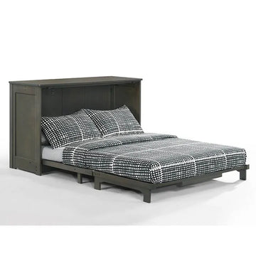 Night and Day Orion Stonewash Full Murphy Cabinet Bed In A Box