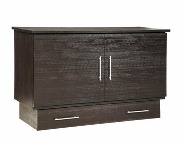 Arason Creden-ZzZ Traditional Coffee/Espresso Full Murphy Cabinet Bed In A Box