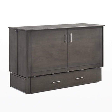 Night & Day Sagebrush Stonewash Queen Murphy Cabinet Bed In A Box